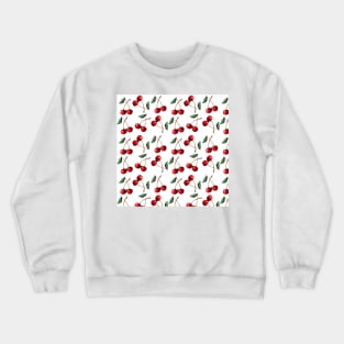 Cherry Red Crewneck Sweatshirt